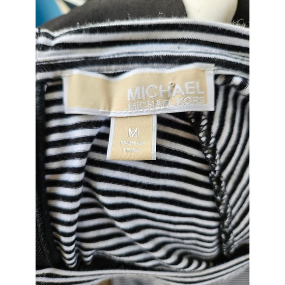 Women’s medium Michael kors logo striped dress - Picture 4 of 4